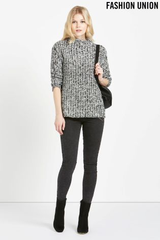 Fashion Union Textured Jumper